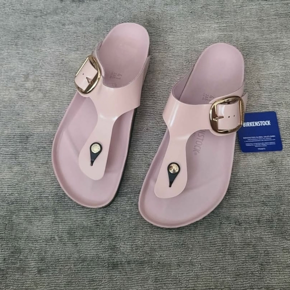 New Birkenstock Gizeh Big Buckle Sandals Size 10/10.5 - Picture 1 of 3